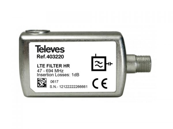 Filter LTE / 5G Plug Connector F High Rejection
