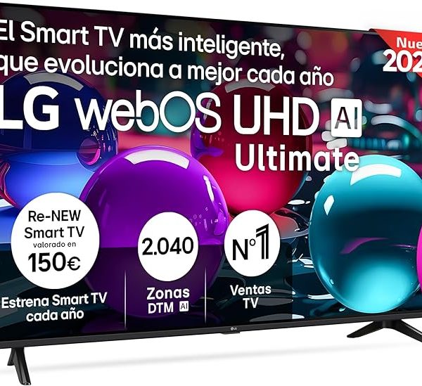 LG 55UA73006LA – 55″ UHD 4K Smart TV with WebOS 25 & AI Processor