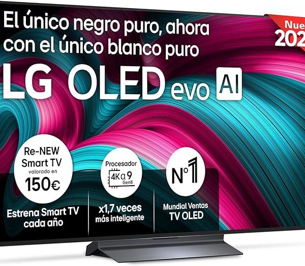 LG OLED55C54LA – 55″ OLED EVO 4K Smart TV with AI Processing