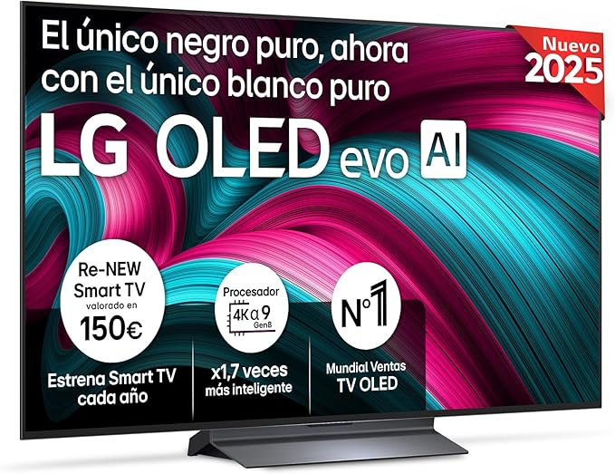 LG OLED55C54LA – 55″ OLED EVO 4K Smart TV with AI Processing