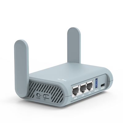 GL.iNet GL-MT3000 (Beryl AX) Wi-Fi 6 VPN Travel Router + 1-Year NordVPN